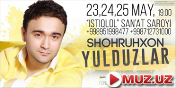 Shohruhxon konsert dasturi sanasida o'zgarish